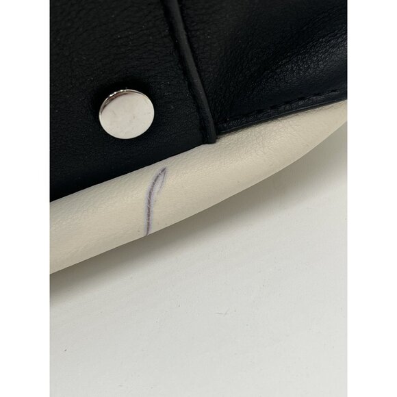 Alfani Womens Bangle Tote Cloud White/Black One Size - Minor Defect MSRP $99.50 - Picture 5 of 8